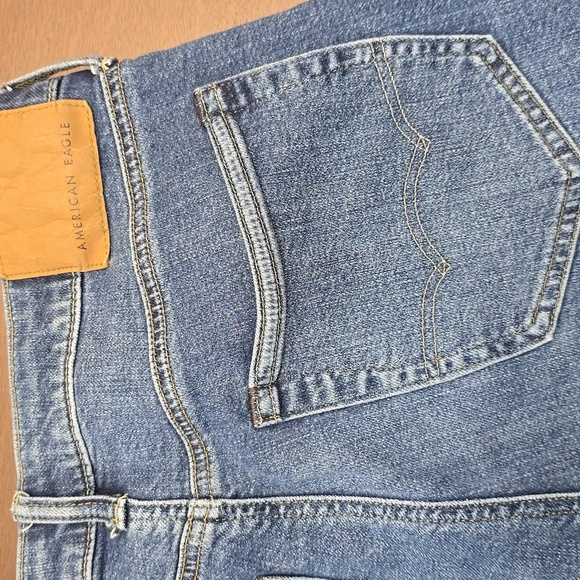 AMERICAN EAGLE Men's 30 X 36 Blue Jeans Flex Relaxed Straight - Picture 5 of 8